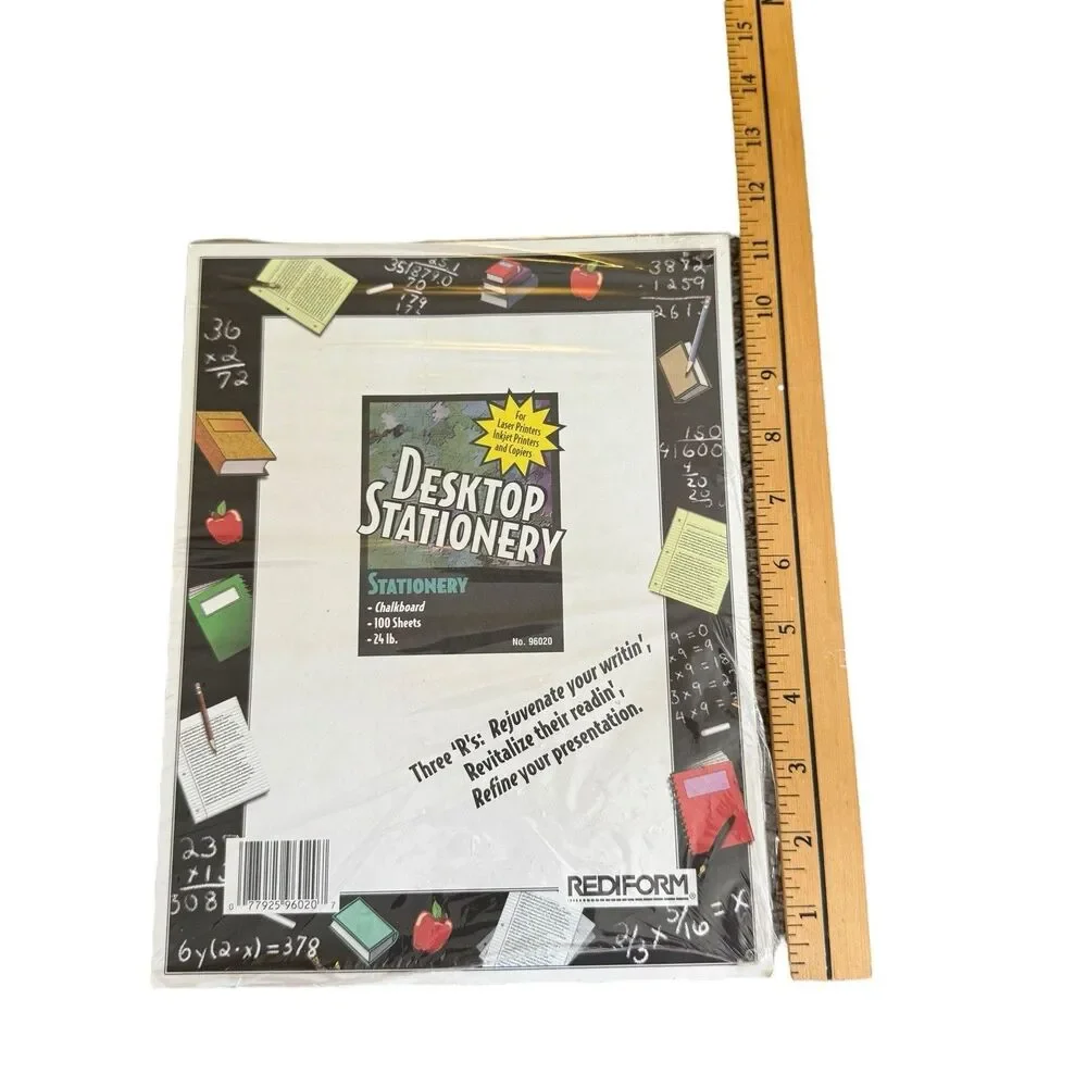 Vintage Teacher School Desktop‎ Stationary Rediform New 100 Sheets